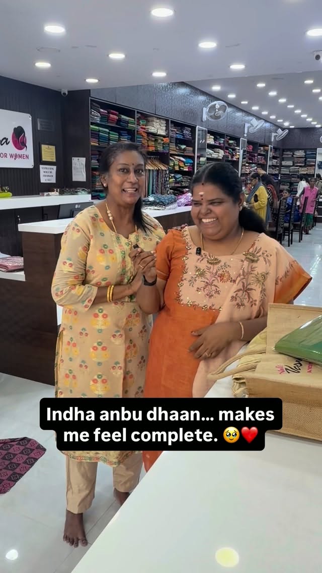 Indha anbu dhaan… makes me feel complete. 🥹❤️

Thankyou Gomathi Ma...