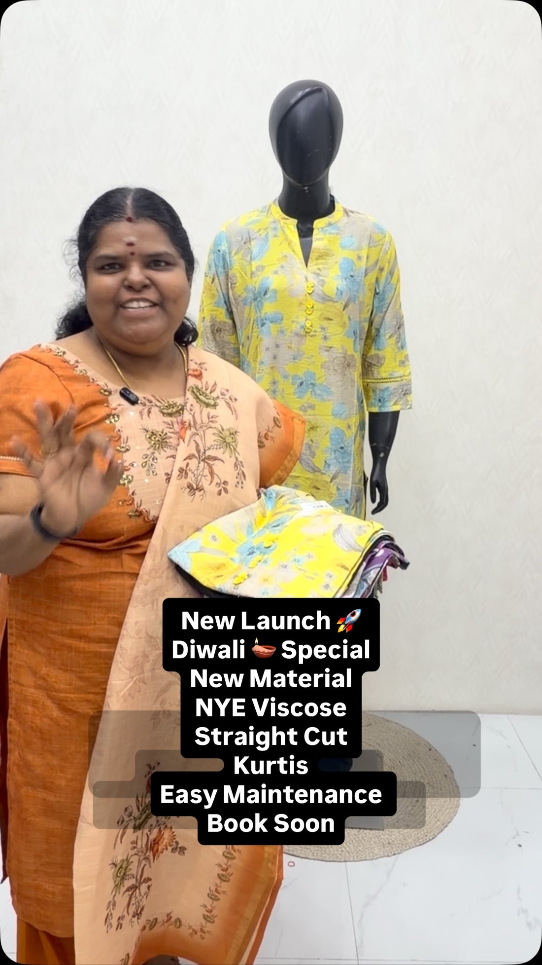Readymade - New Material - Nye Viscose Silk - Staright Kurtis - Don...