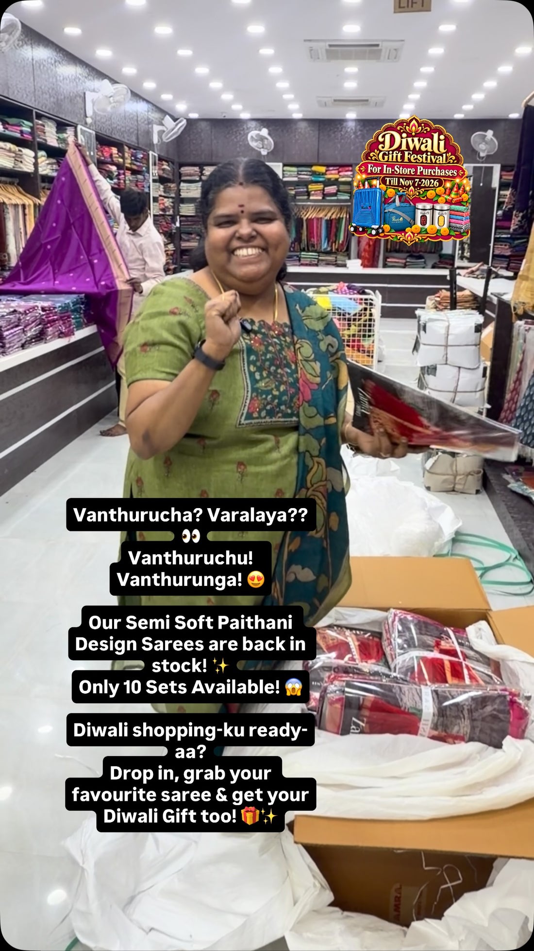 Vanthurucha? Varalaya?? 👀
Vanthuruchu! Vanthurunga! 😍

Our Semi S...