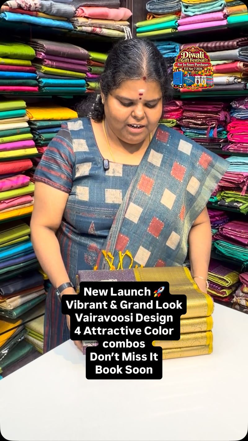 New Launch 🚀 - Vibrant & Grand Look - Vairavoosi Design - 4 Attrac...