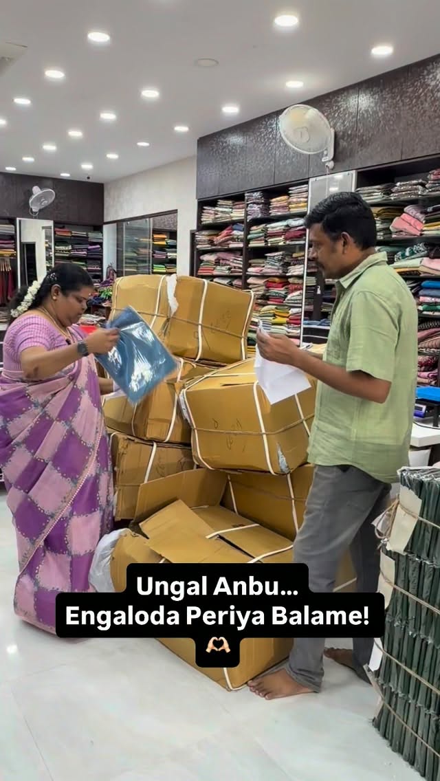Ungal Anbu…
Engaloda Periya Balame! 🫶🏻
Bulk Order
Ontime 🚚 📦 De...