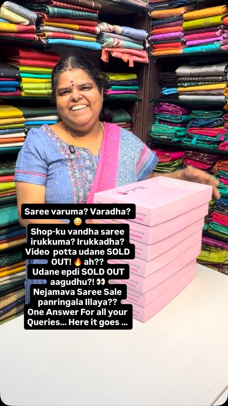 Saree varuma? Varadha? 😳
Shop-ku vandha saree irukkuma? Irukkadha?...