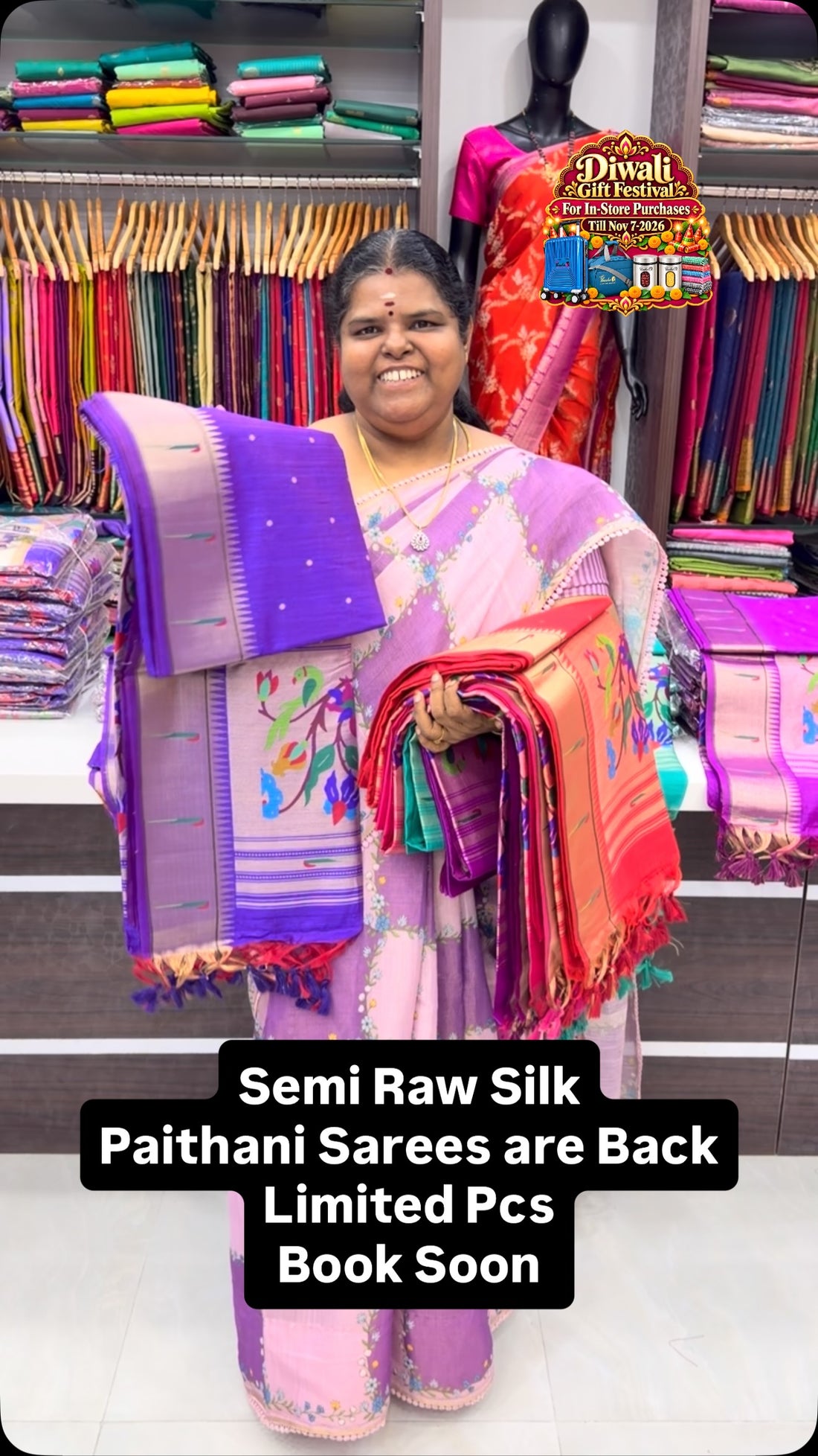 Semi Raw Silk | Paithani Design | Book Soon

Vallisvaseha.com
Searc...