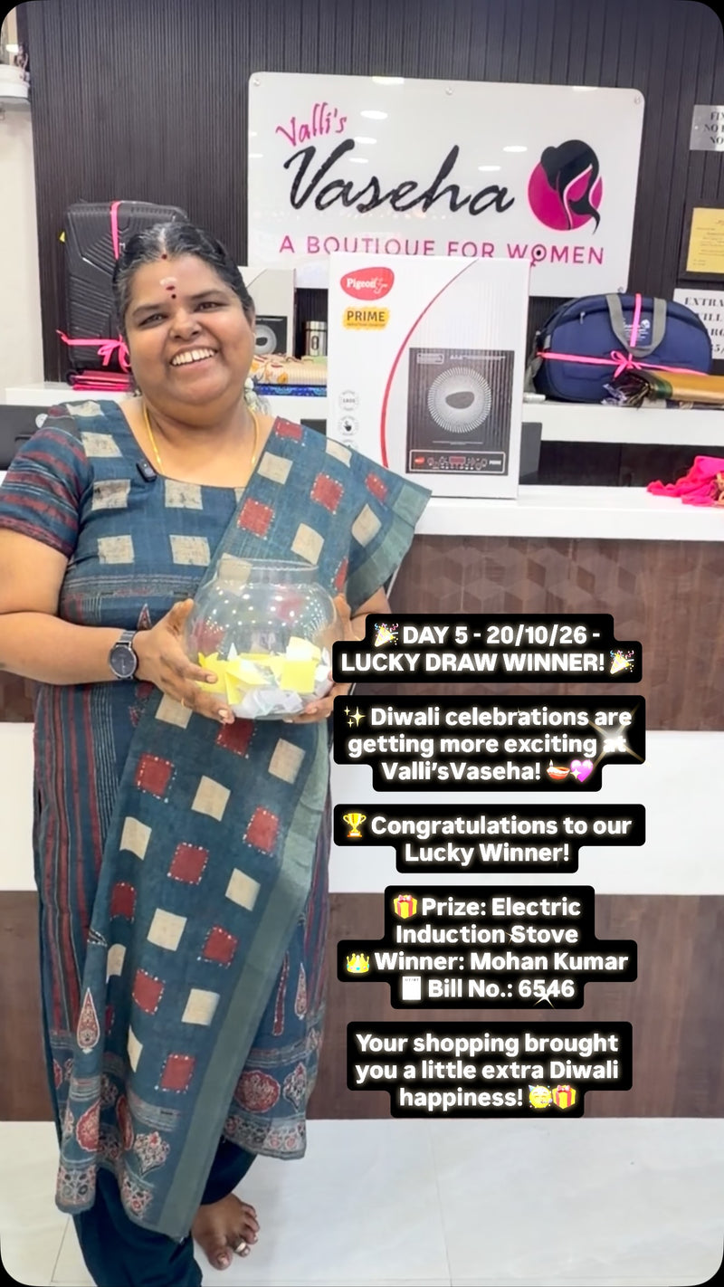 🎉 DAY 5 - 20/10/26 - LUCKY DRAW WINNER! 🎉

✨ Diwali celebrations ...