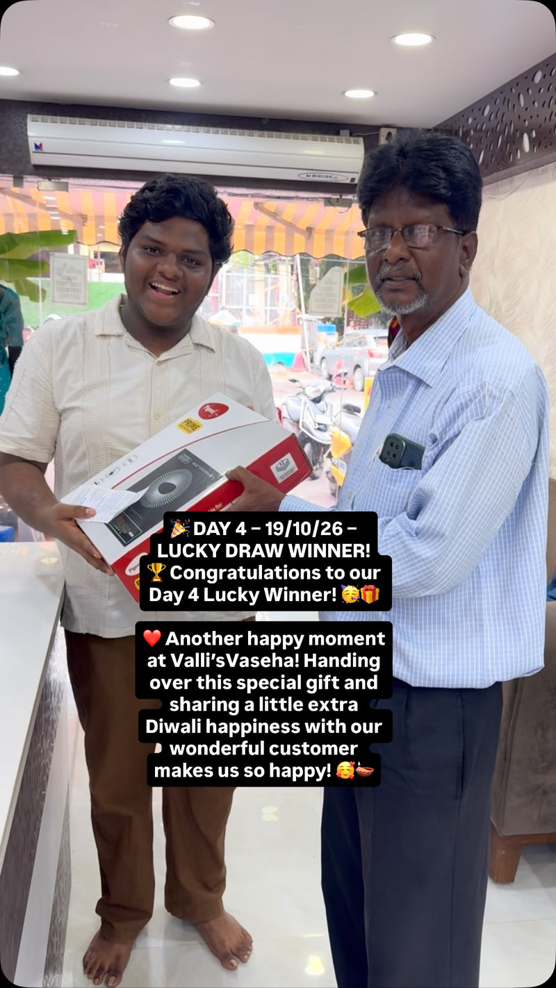 🎉 DAY 4 – 19/10/26 – LUCKY DRAW WINNER! 🎉

🪔 Diwali celebrations...