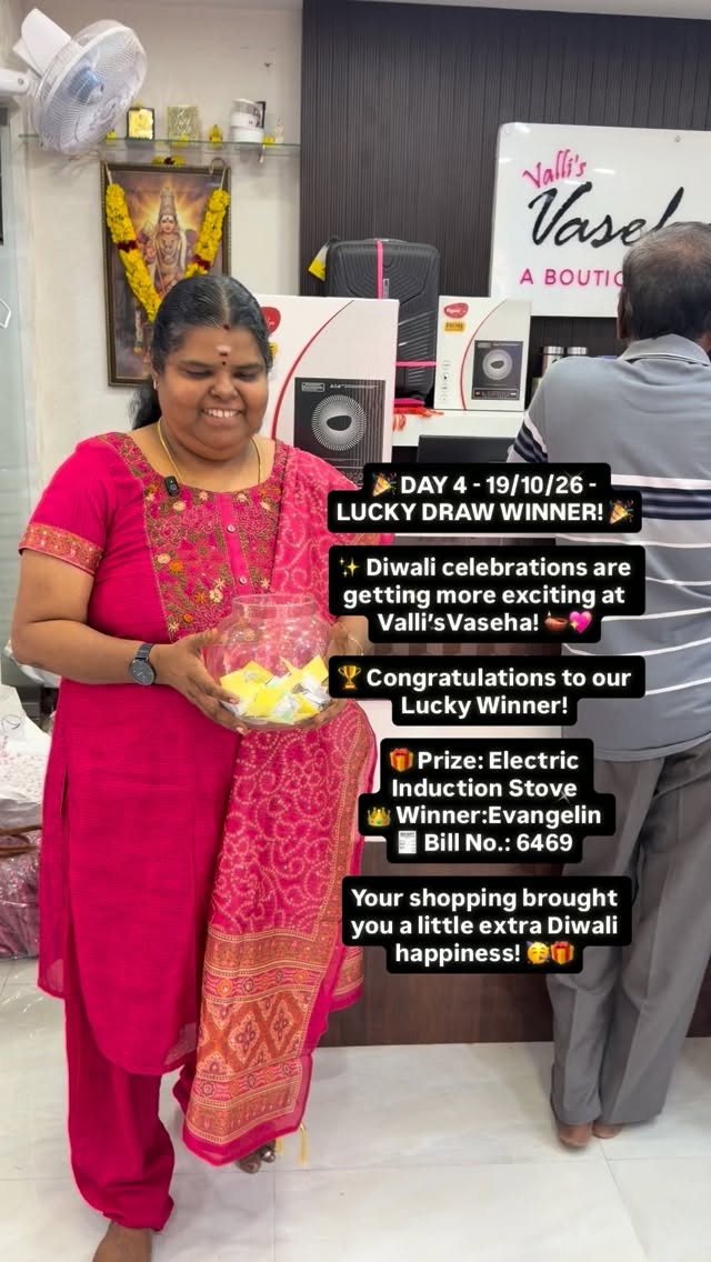 🎉 DAY 4 - 19/10/26 - LUCKY DRAW WINNER! 🎉

✨ Diwali celebrations ...