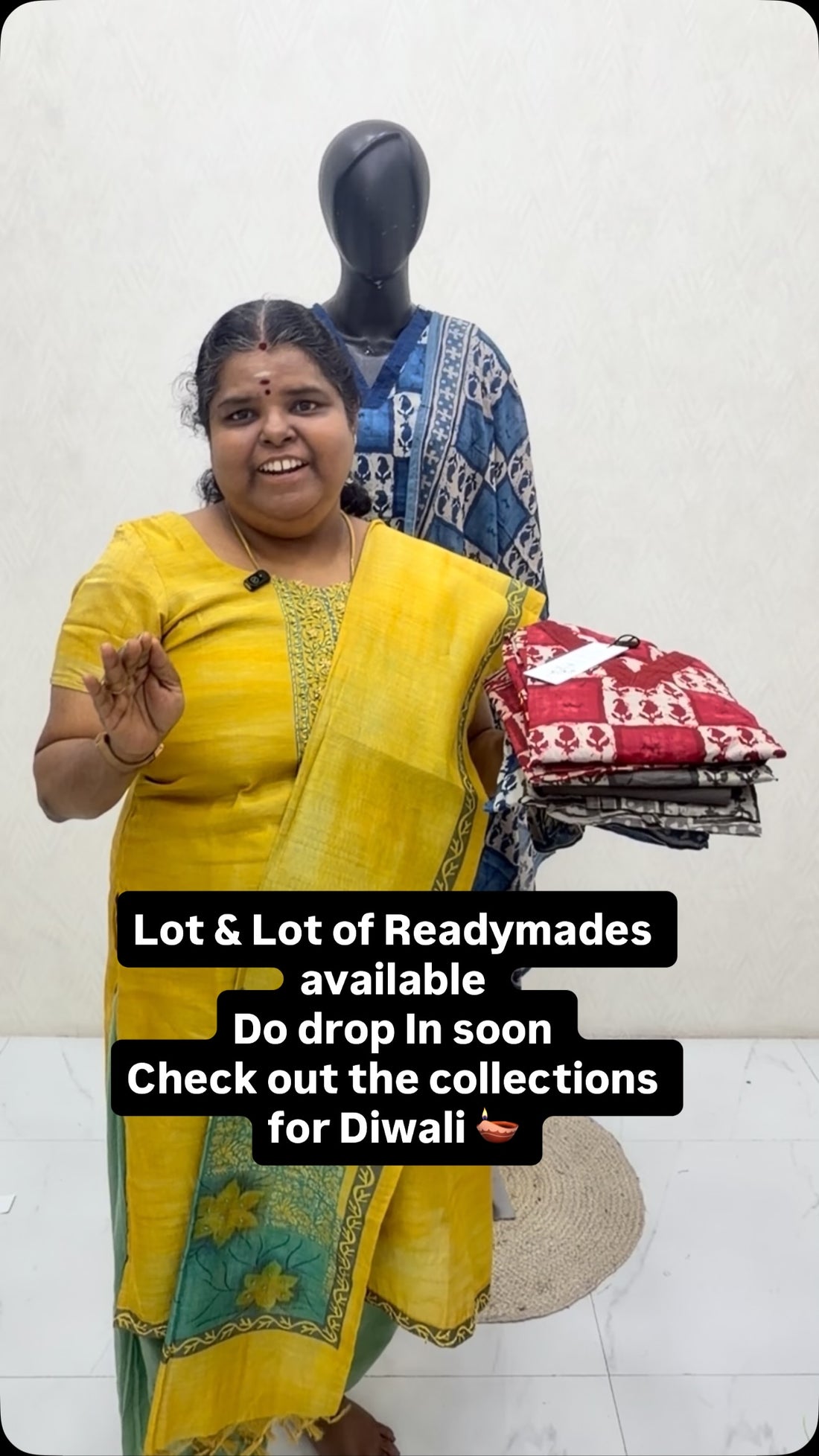 Readymade - Pure Cotton 3 pc set - A line - palazzo bottom 

Size:-...