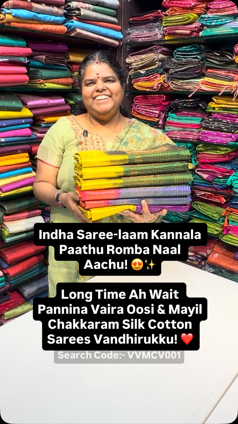Indha Saree-laam Kannala Paathu Romba Naal Aachu! 😍✨

Long Time Ah...