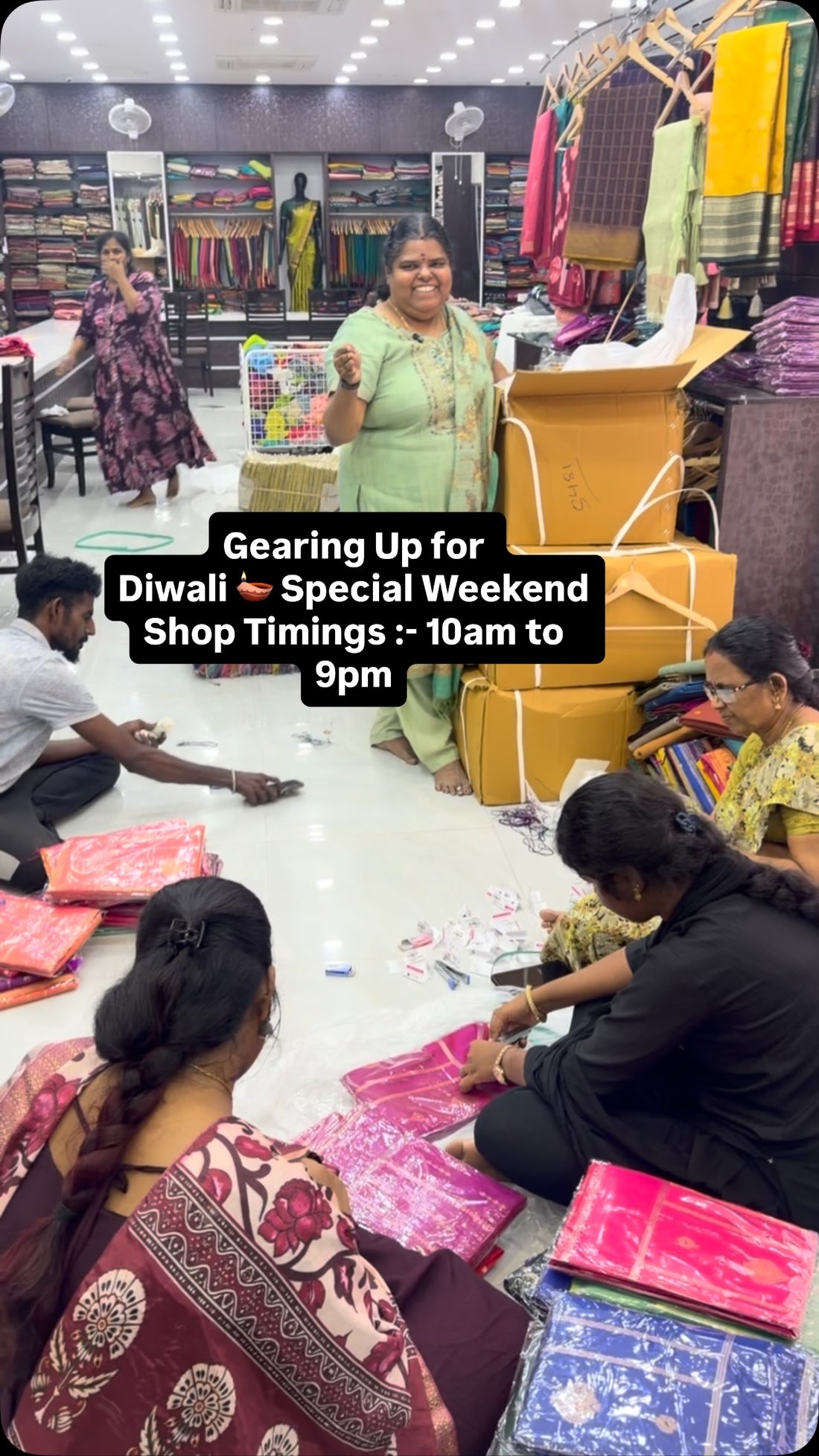 Gearing Up for Diwali 🪔 Special Weekend 
Shop Timings :- 10am to 9...