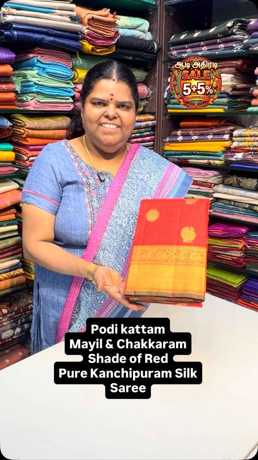 Kanchipuram Silk Saree | Flat 5% less 

Vallisvaseha.com
Search Cod...