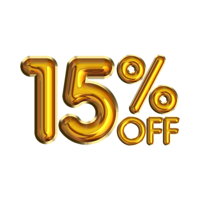 15% Discount  - Happy Sale