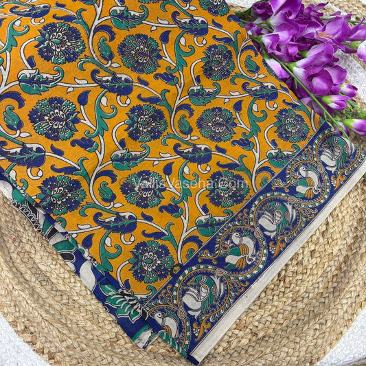 Pure Kalamkari Cotton Saree - VVPKC002