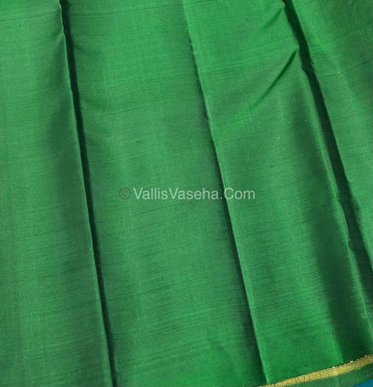 Pure Kanchipuram Silk Saree - Pazhum Pazhamum Checks - VVPS017