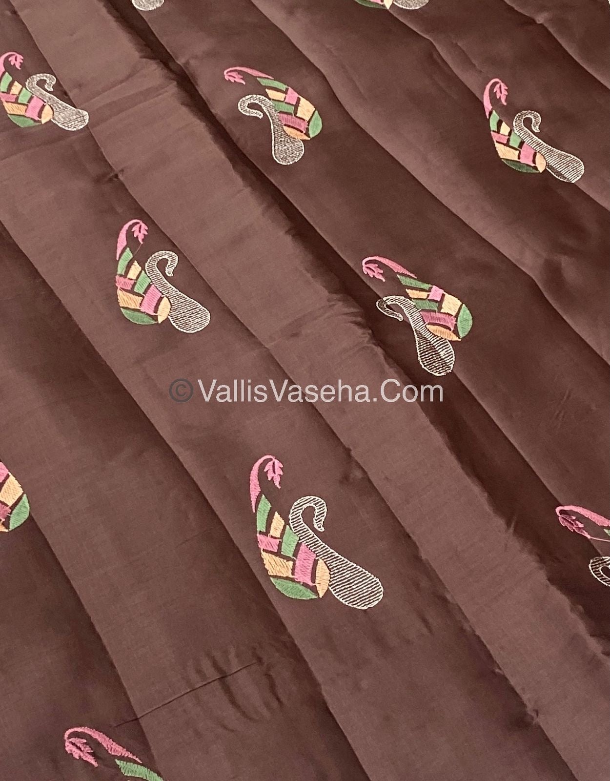 Butter Silk - Brown & Purple Combo - VVBS002