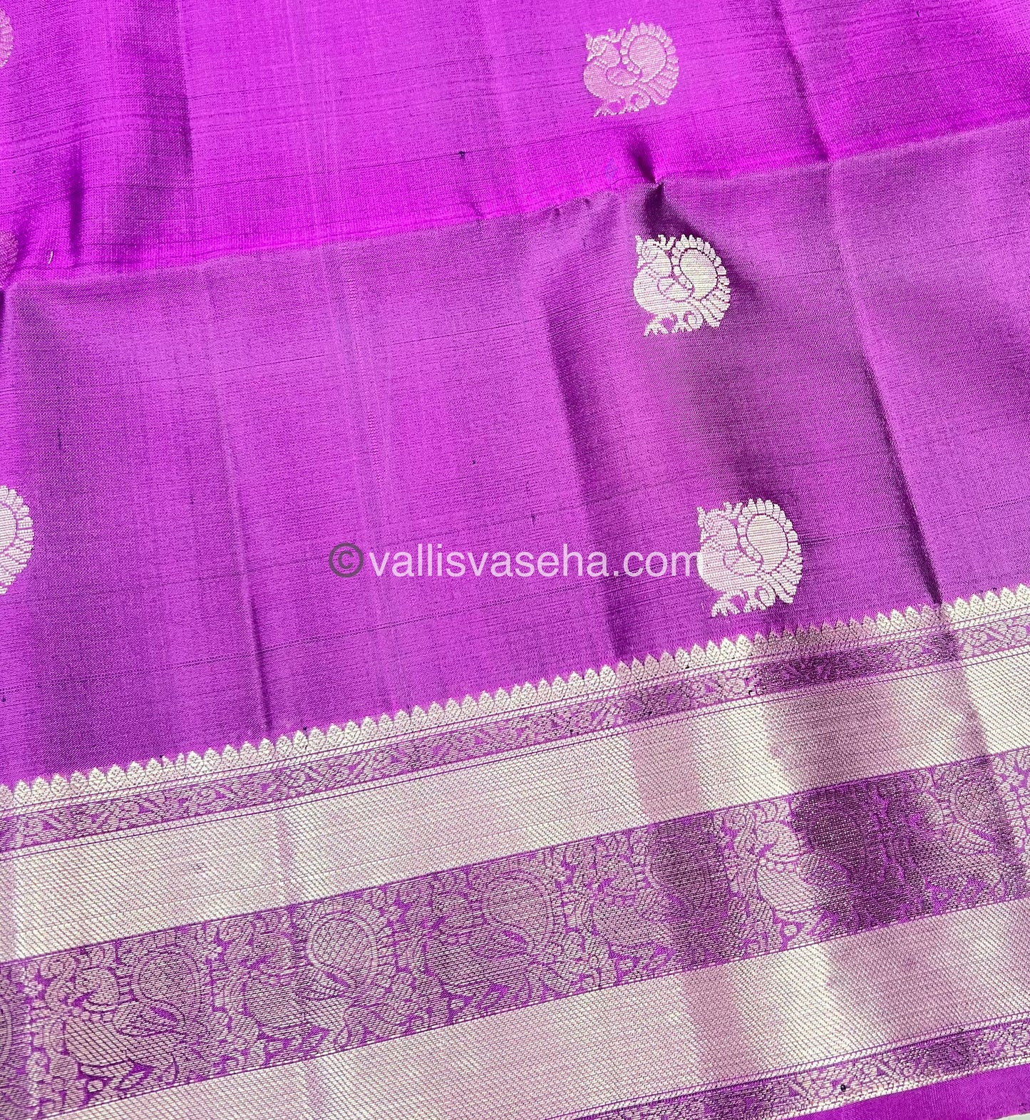 Pure Soft Silk Saree - Purple Shade - VVPSS063