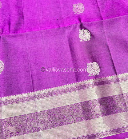 Pure Soft Silk Saree - Purple Shade - VVPSS063