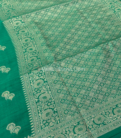 Banarasi - Heritage Silk - Semi Kathan Silk - Green Shade- VVBHS004