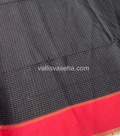 Semi Tussar Silk - Vairavoosi Design - VVSTS037