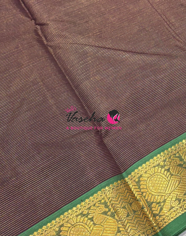 Pure Silk Cotton Saree - Vairavoosi Design - VVSCV005