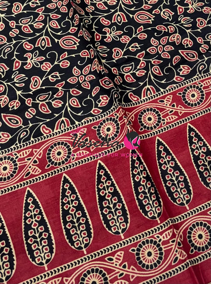 Budget Friendly Sarees - Casual Wear Sarees - Khadi Cotton Sarees - VVKCS028