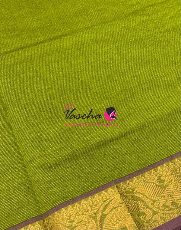 9 Yards |Semi Silk Cotton Saree | Vairavoosi  Design | VV9YSS001