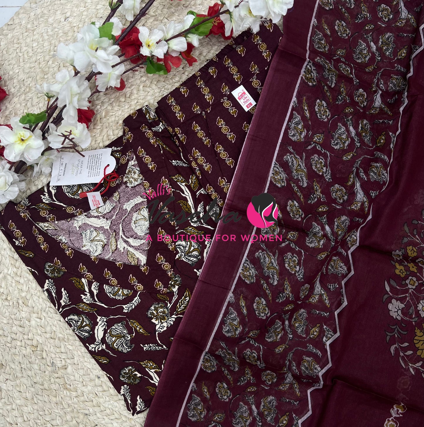 Ready Made - Salwar, Kameez & Duppatta(3pc) - Printed - VVRBS007