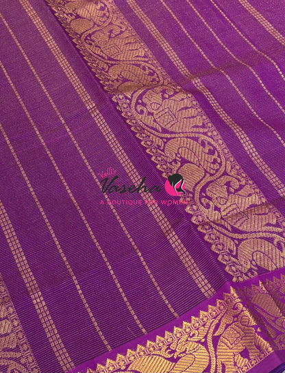 9 Yards |Semi Silk Cotton Saree | Vairavoosi  Design | VV9YSS001