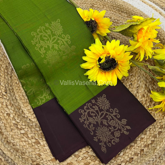 Half Mix - Pure Soft Silk Saree - VVPSS030