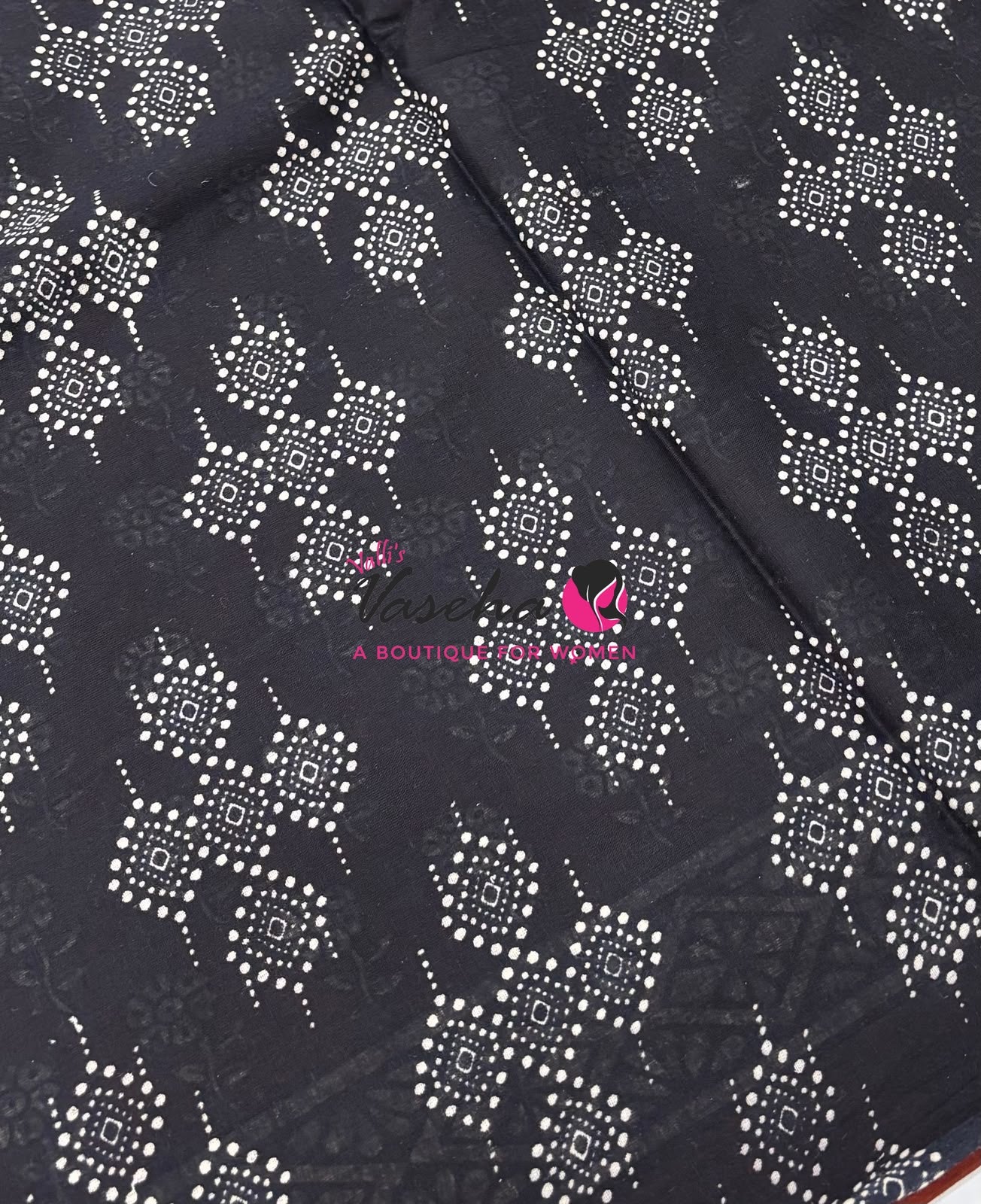 Pure Soft Mul Mul Cotton Sarees - Hand Block Prints - VVMMC011