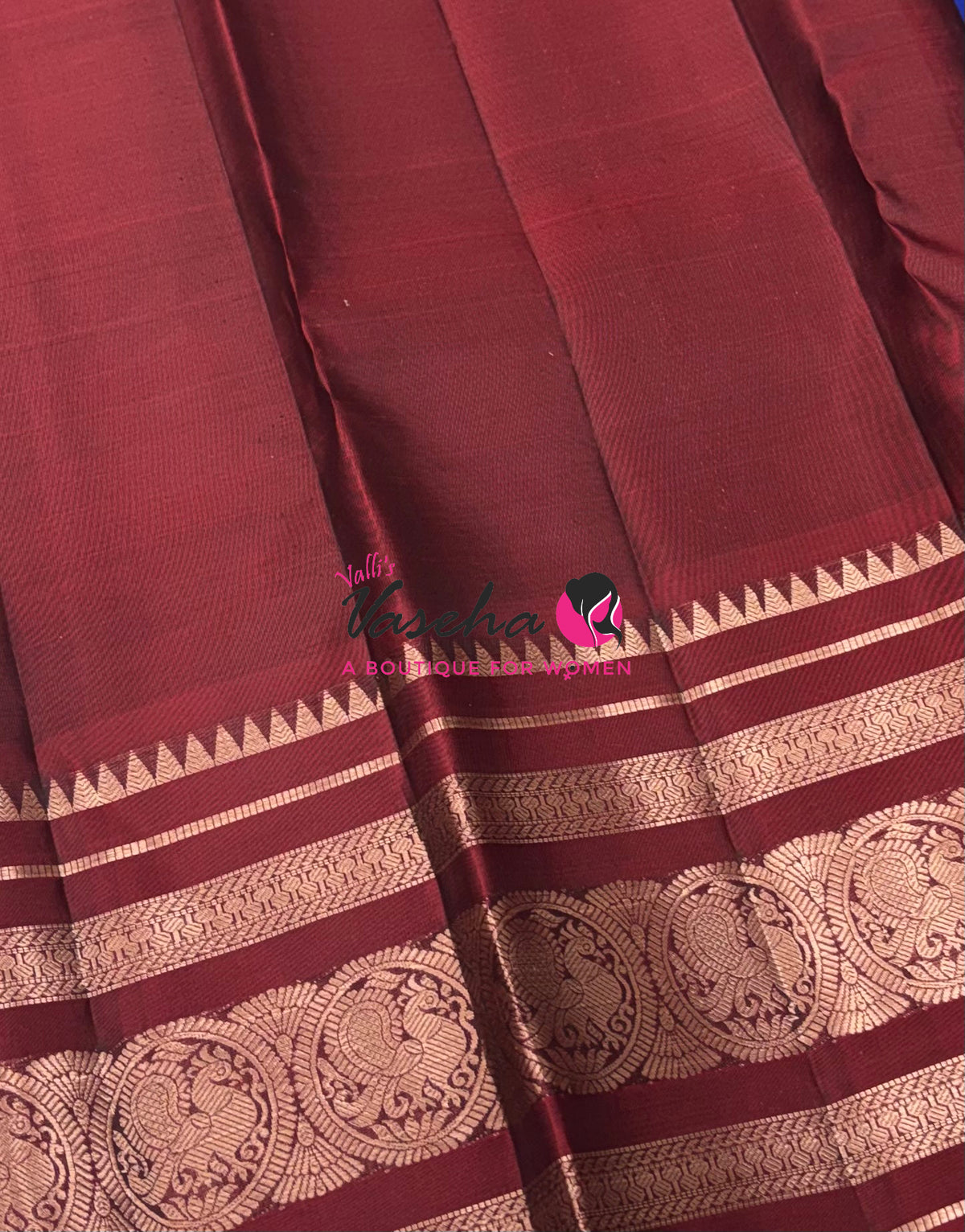 Half Mix - Pure Soft Silk Saree - VVPSS031