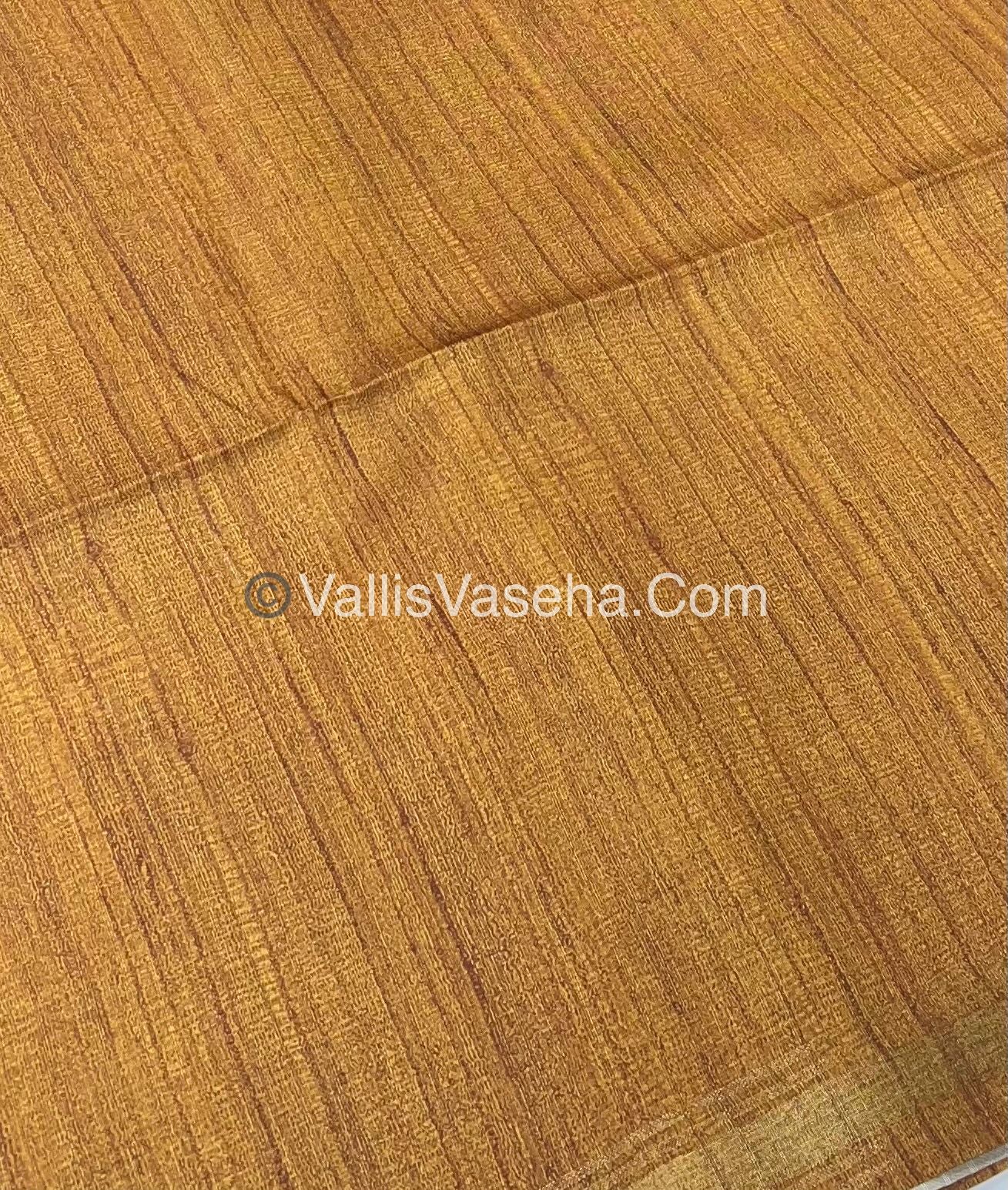Art Silk / Semi Gicha Tussar Saree  - VVSGT002