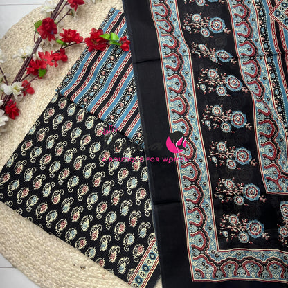 Pure Mul Mul Cotton | Unstitched Material | VVUSM079