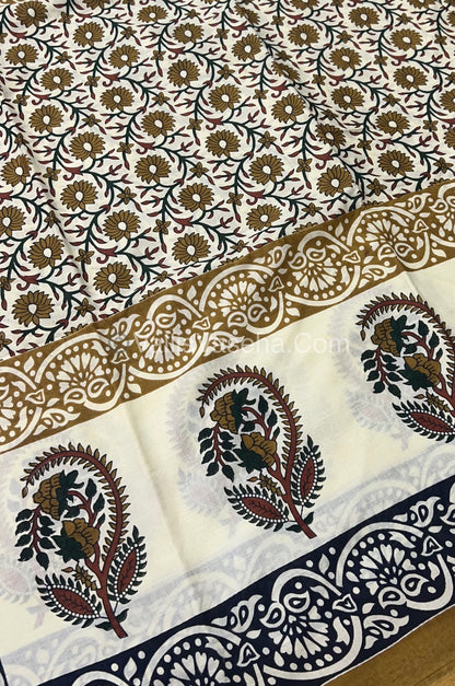 Pure Soft Mul Mul Cotton Sarees - VVMMC004