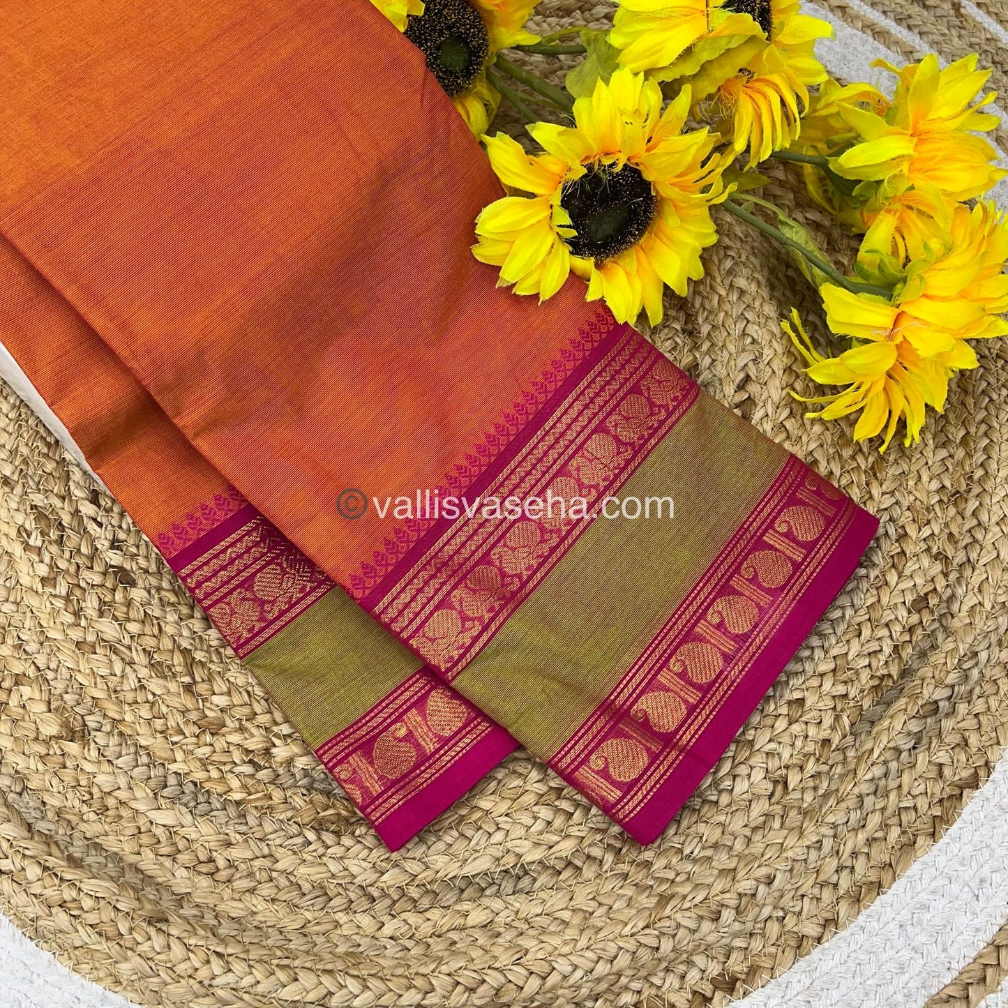 Kanchi Cotton Saree - VVKCS009
