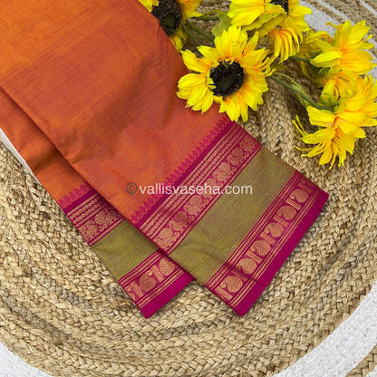 Kanchi Cotton Saree - VVKCS009