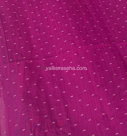 Pre Booking [4-6 Weeks]|Butter Silk - Blue & Pink Combo - VVBS001