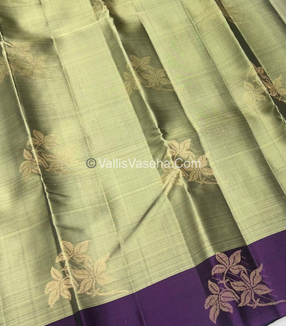 Half Mix - Pure Soft Silk Saree - VVPSS030