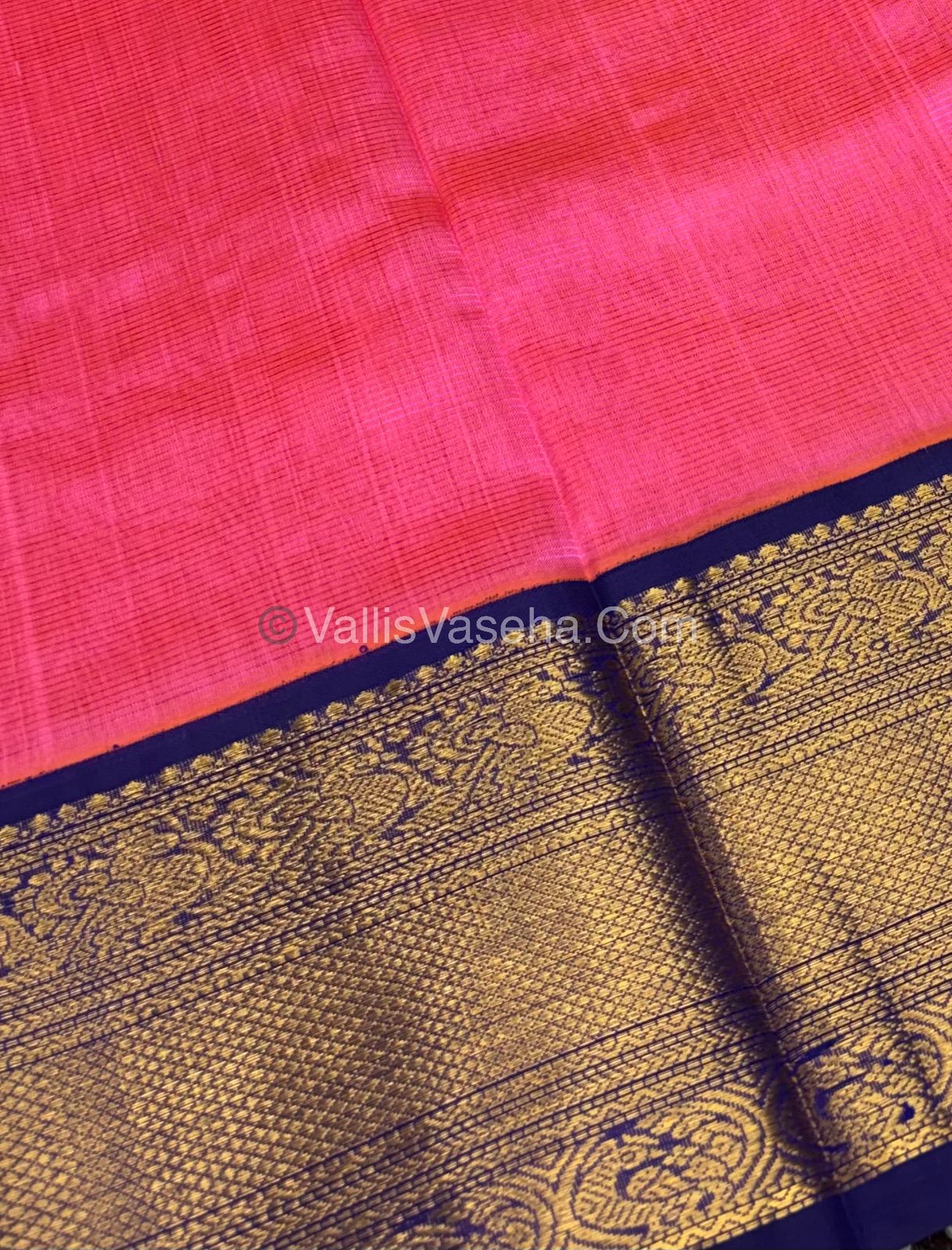 15% Offer Saree - Pure Korvai Silk Cotton - VVDS004