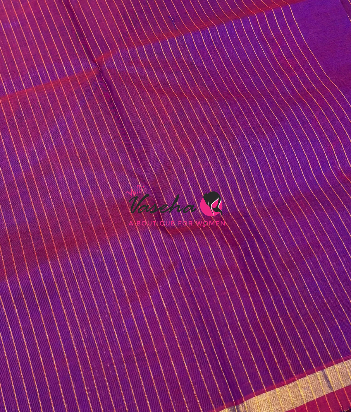 Pure Silk Cotton Sarees - Purplish Pink Shade - VVPSC015