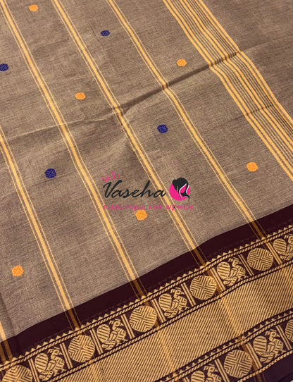 Chettinadu Cotton Saree - VVCCS003