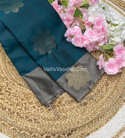 Half Mix - Pure Soft Silk Saree - VVPSS040