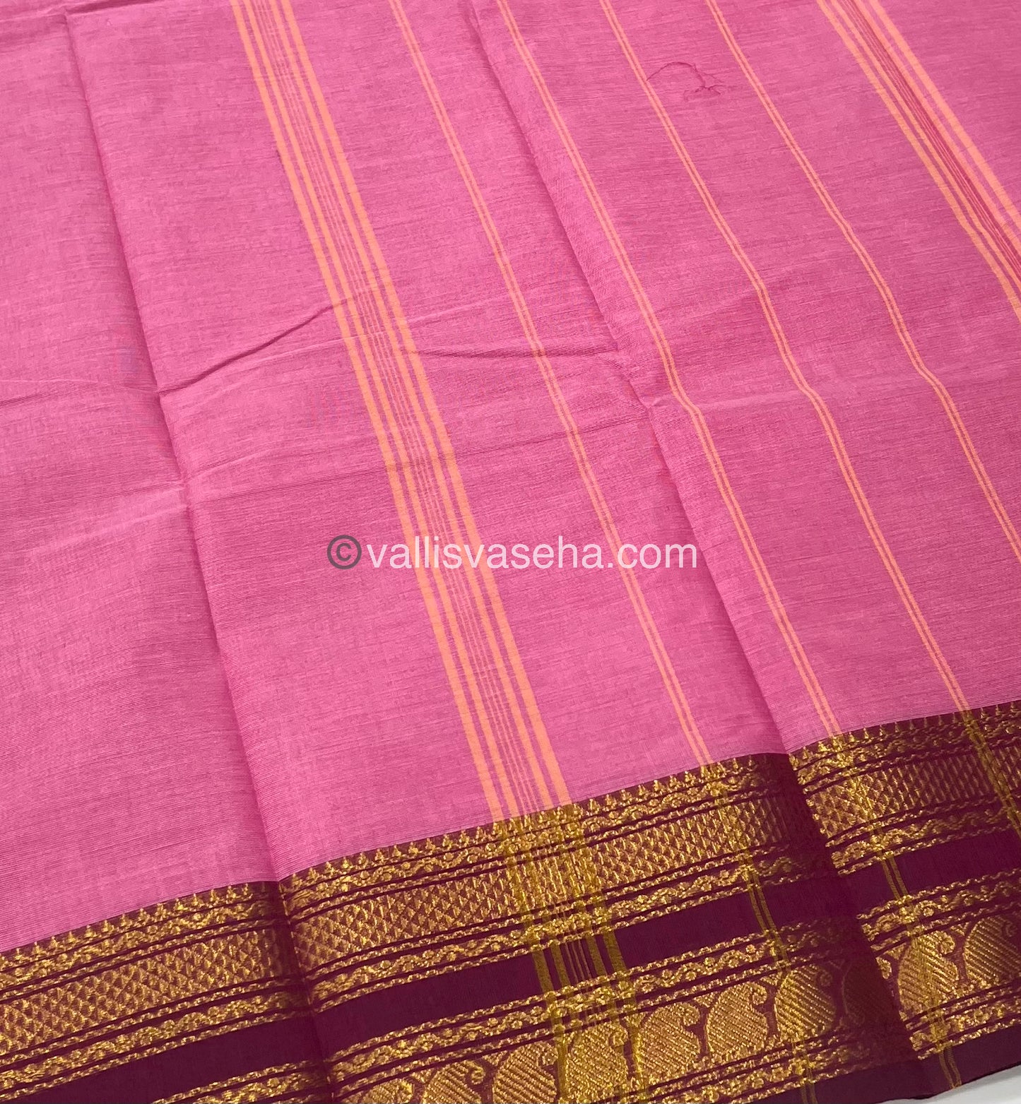 Kanchi Cotton Saree - 80 counts - VVKCS009