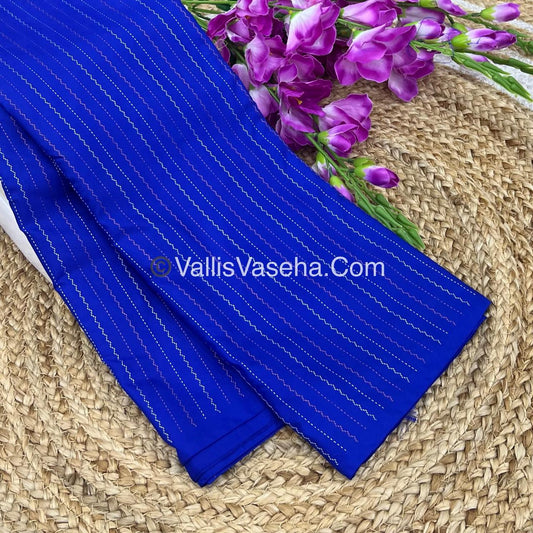Semi Silk Saree - Aarani Pattu Style - VVSSS005