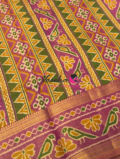 Semi Patola | Printed Silk Saree - Combo - VVSPS003