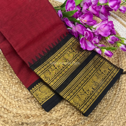 Kanchi Cotton Saree - VVKCS008