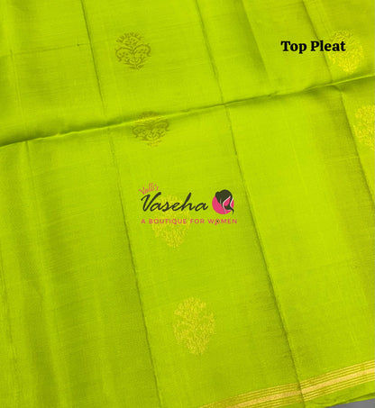 Pure Soft Silk Saree - Partly Pallu -  Half & Half Saree - VVPSS088
