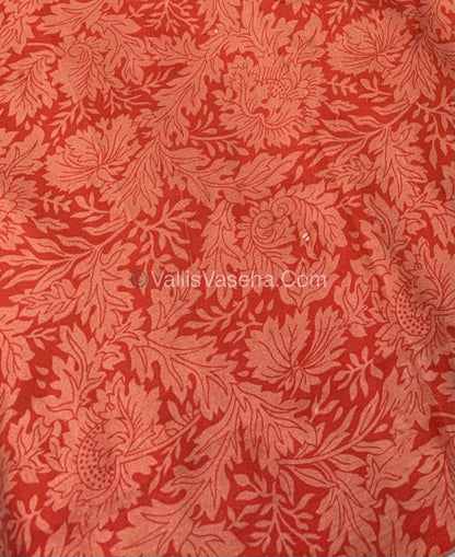 40% less - Offer Saree - Printed Silk Saree - VVDS002