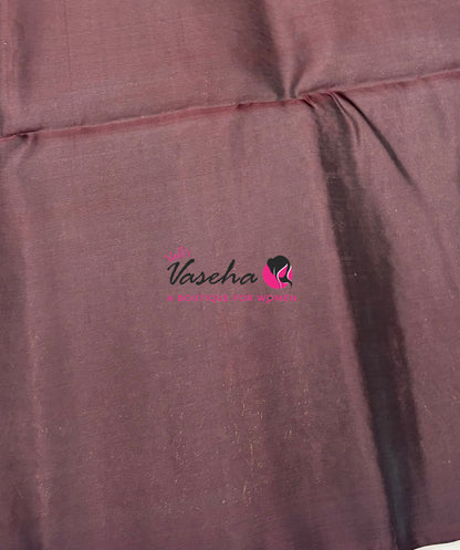 Half Mix - Pure Soft Silk Saree - Kolam Design - VVPSS158