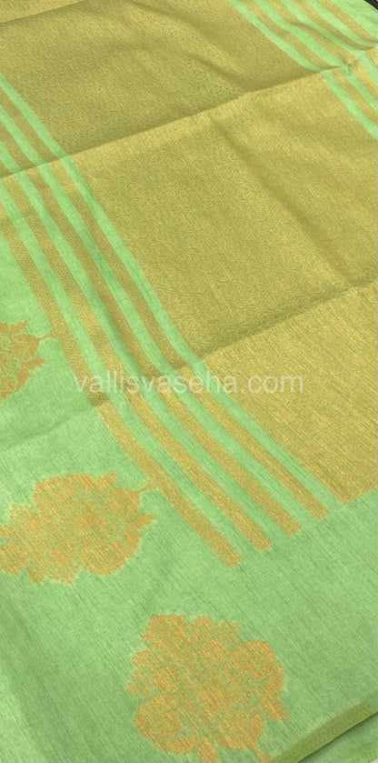 Mulberry Semi Silk - Light Green Shade - VVMS001