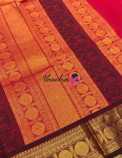 Kanchi Cotton Saree - VVKCS023